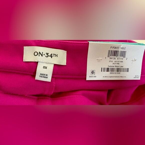 NWT Women's Ponte Kick-Flare Ankle Pants size 0x - Picture 4 of 4